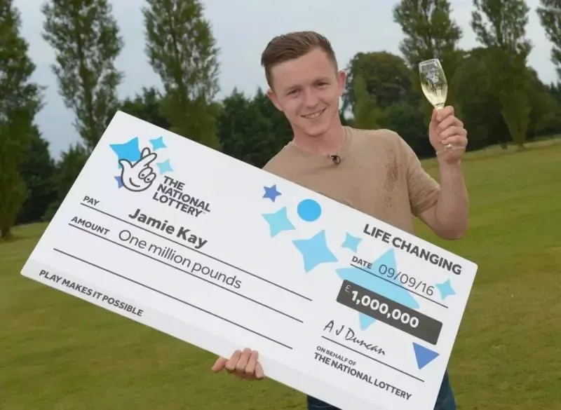 Jamie 1 Million Lottery Check